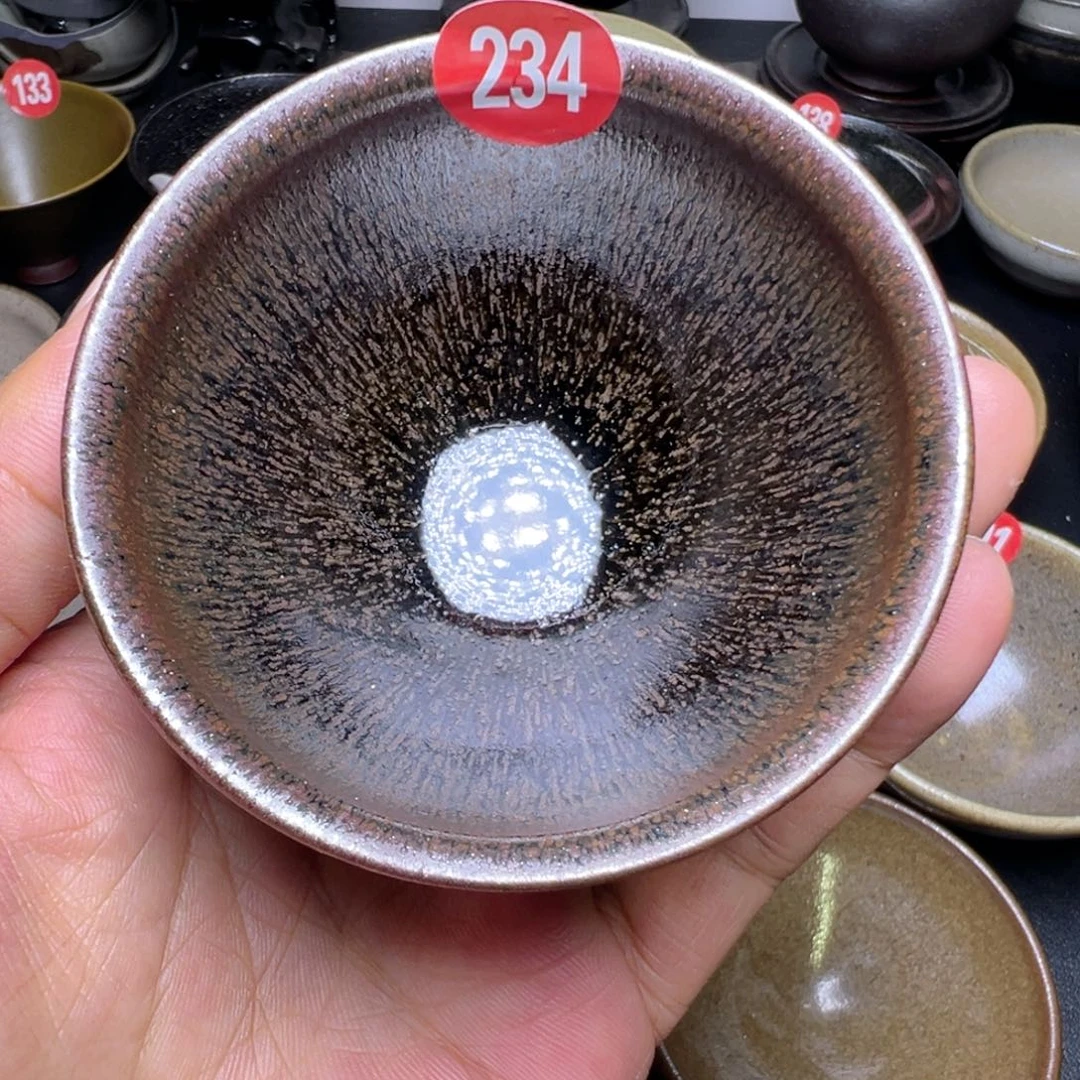 茶盏青御坊龙窑柴烧茶盏