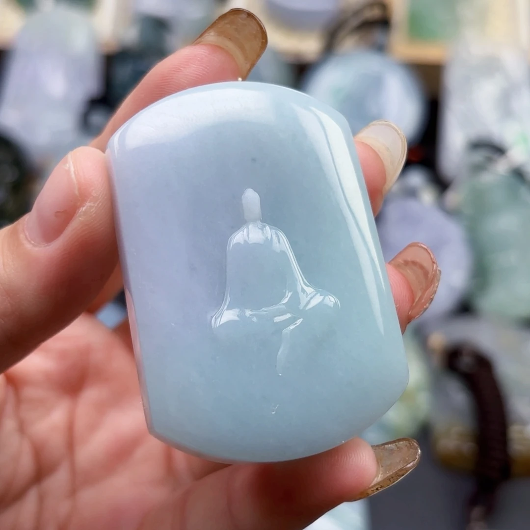 颈饰未镶嵌翡翠悟道