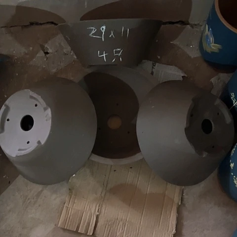 紫砂花盆斗碗盆4只