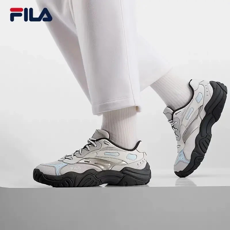 Fila/斐乐珊瑚鞋女鞋2026春款复古跑鞋老爹休闲运动鞋F12W612117F