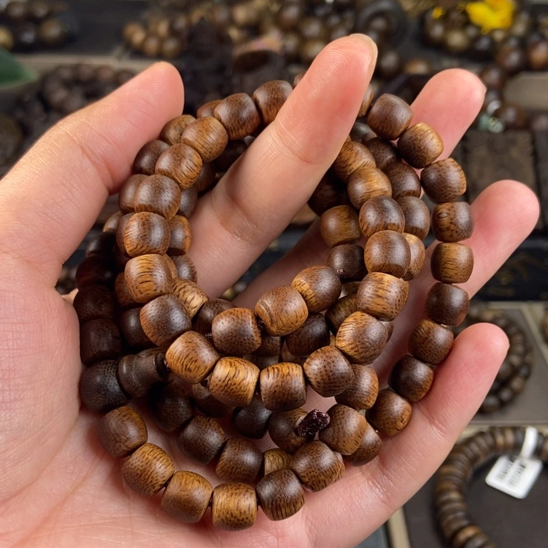 手串沉香木金**堂富森红土沉香