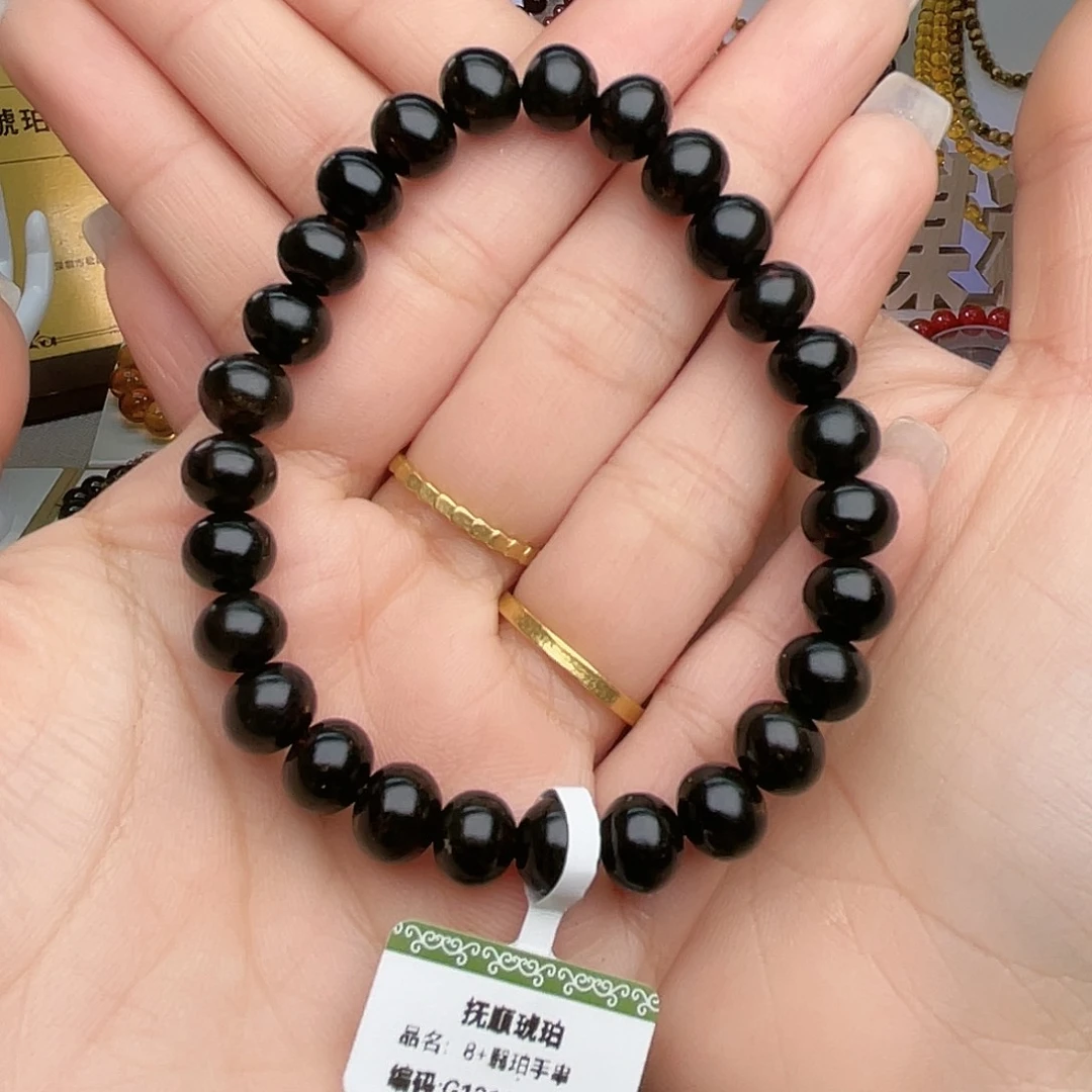 安***道琥珀未镶嵌裸石8+
