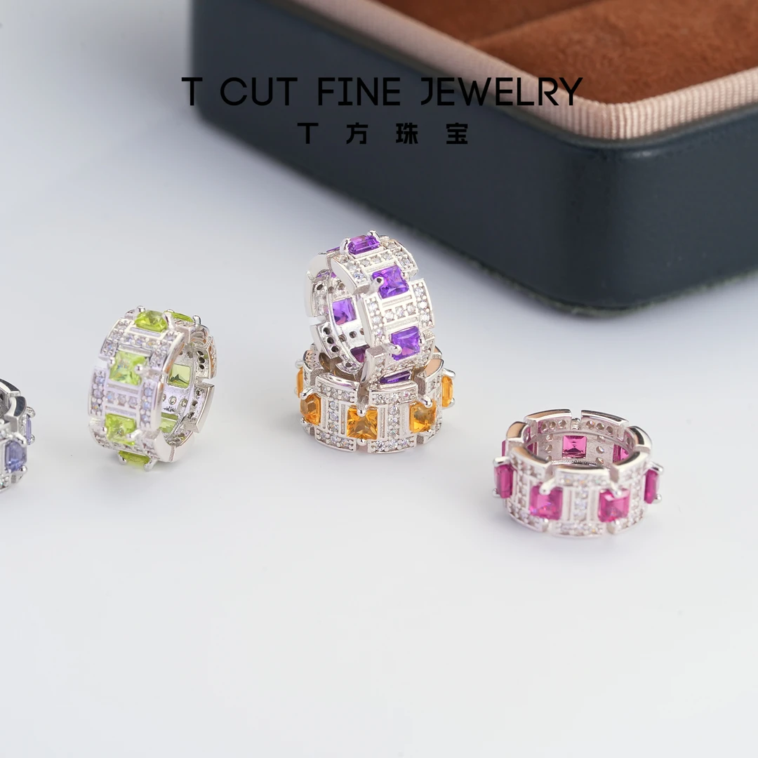 【精工路路通】天然宝石S925银吊坠（不含链）可选宝石种类，理性消费