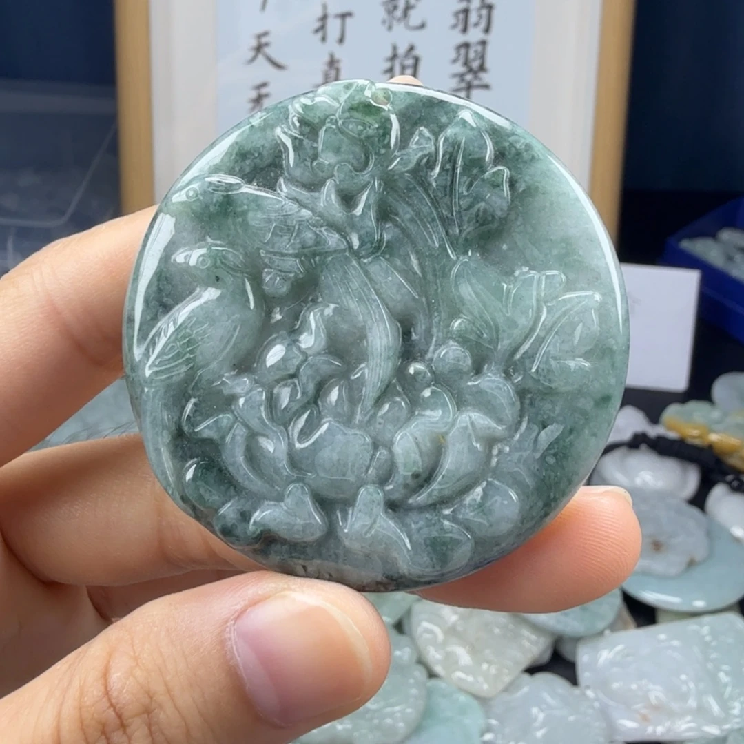 颈饰未镶嵌翡翠翡翠