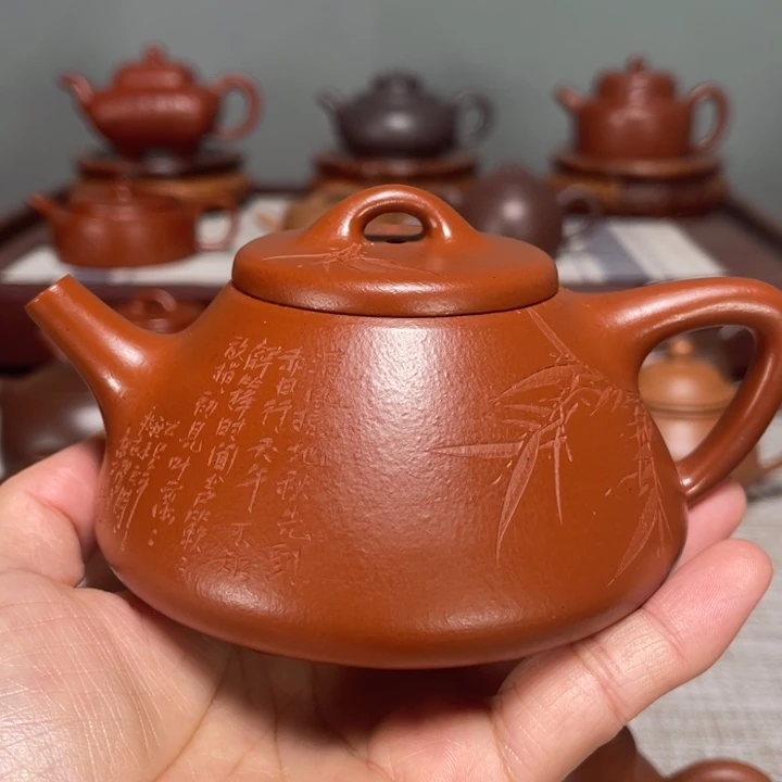 养***心茶壶紫砂全手工制作245cc