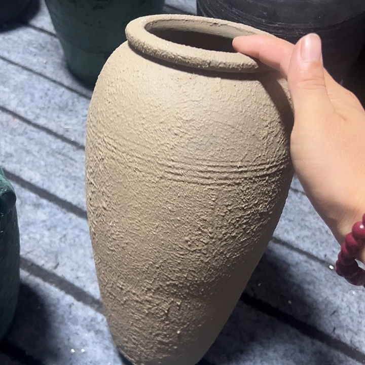 粗陶盆默认打孔高28口10