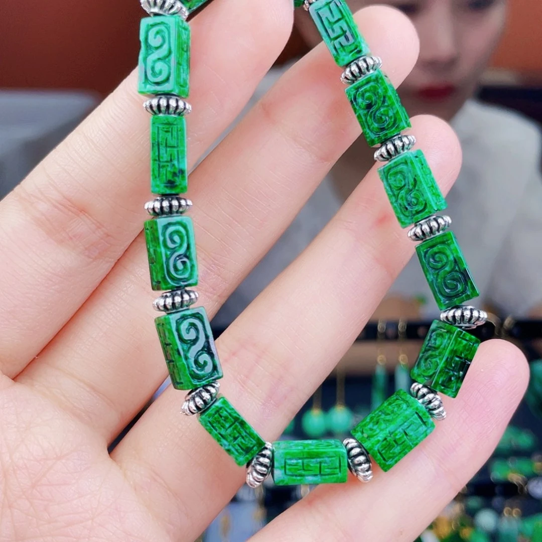 翡翠未镶嵌耳饰饰品