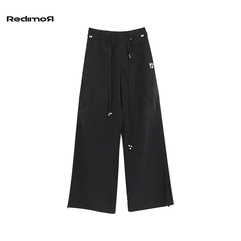 【REDIMOR】美式高街辣妹运动宽松显瘦直筒休闲裤252RC1122