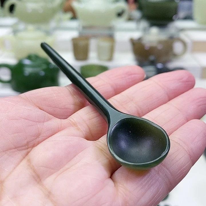 未镶嵌和田玉挂件搅拌勺