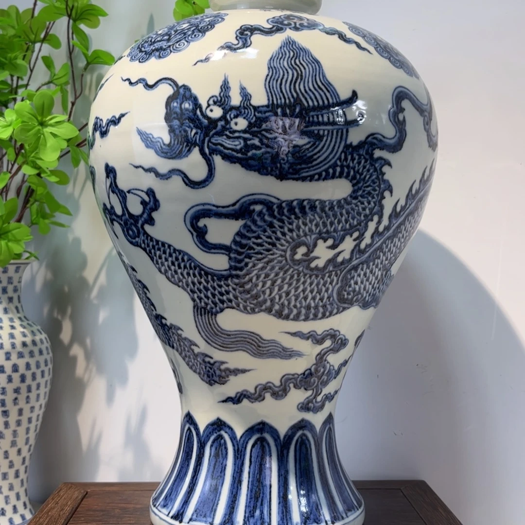 灿***阳摆件瓷器工艺品摆件青花