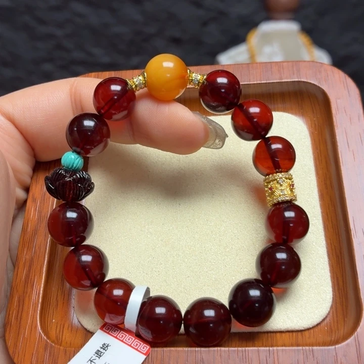 血珀未镶嵌手链手串