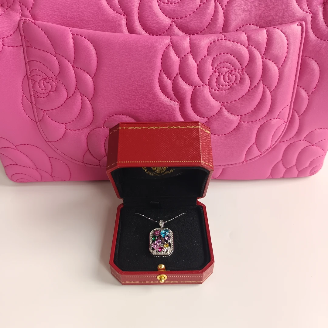 3063项链--绚丽多彩--精工多彩项链赠礼盒