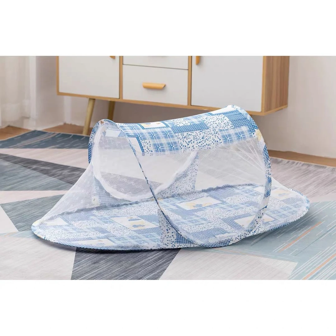 婴儿蚊帐罩宝宝可折叠加密有底婴儿童床蚊帐0-3岁