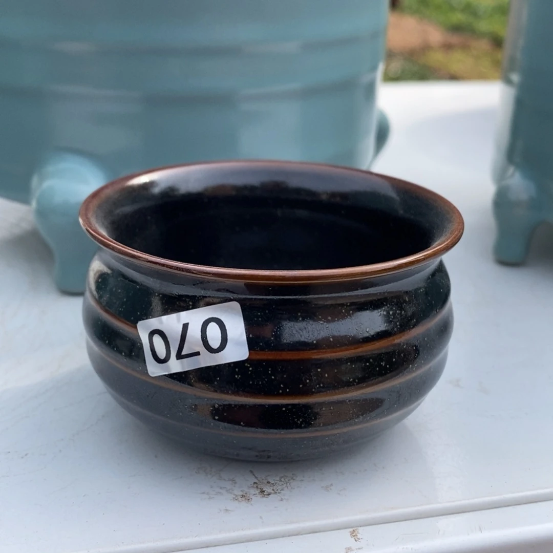 摆件蒋*牙抱朴汝瓷仿古微瑕