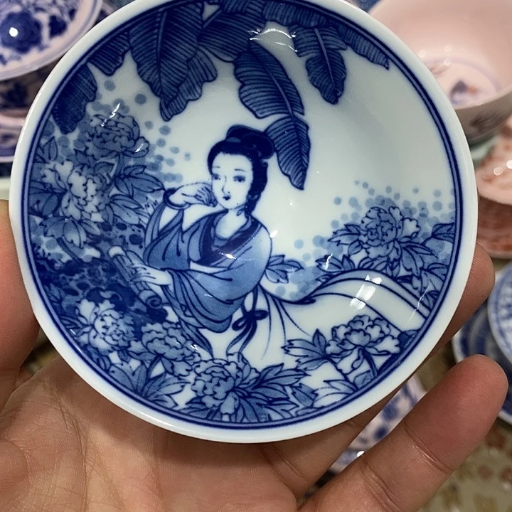 陶摆件景德镇陶瓷主人杯2345