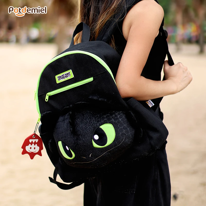 【少女心】potdemiel蜂蜜罐环球乐园驯龙高手夜煞无牙仔大小双肩包