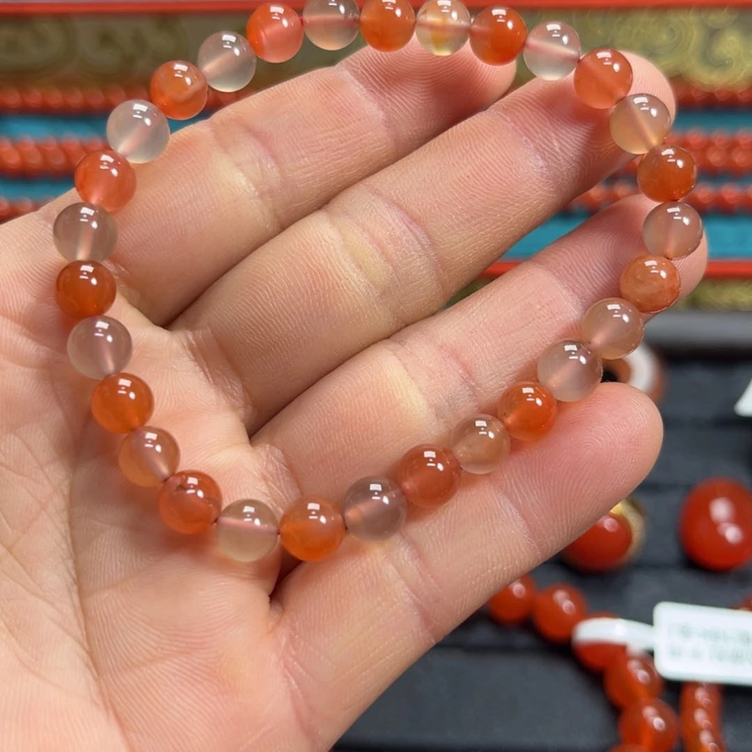 南红玛瑙未镶嵌手串