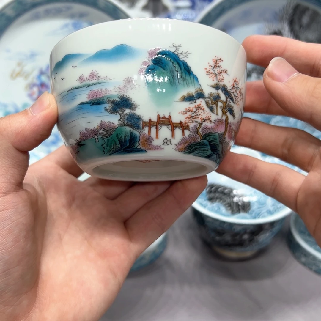 瓷片景德镇高端瓷器茶具