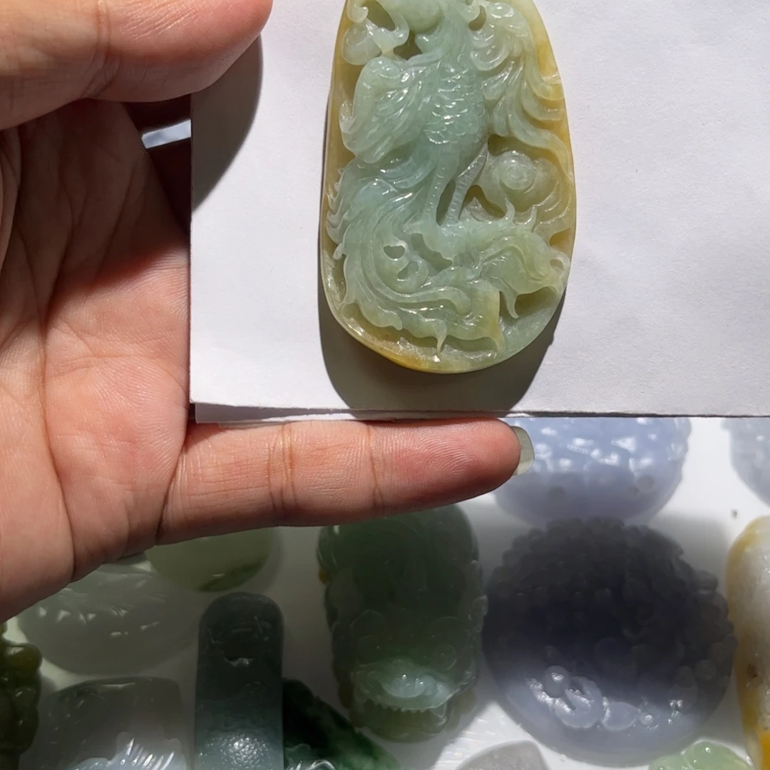 未镶嵌定制翡翠凤凰