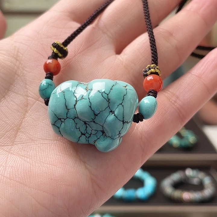 绿松石未镶嵌珠宝半成品