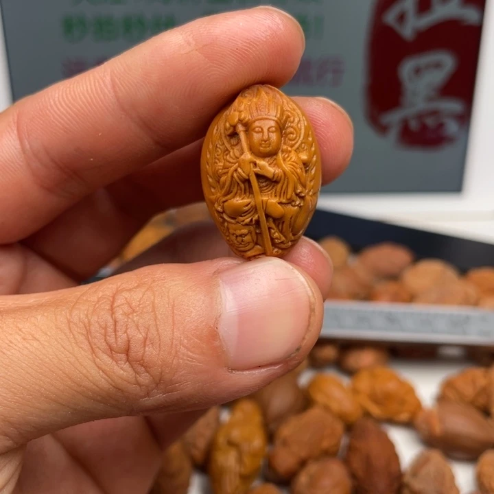 吊坠橄榄核橄榄核雕刻单籽。