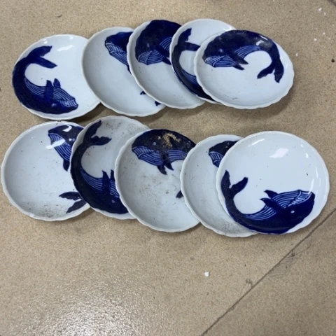 梧***语瓷片瓷片瑕疵不退不换，介意不拍