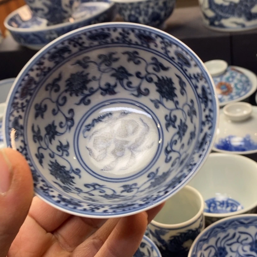 【闪购商品】景德镇青花主人杯