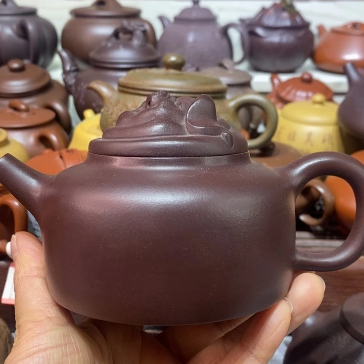 紫砂茶壶微瑕处理一把