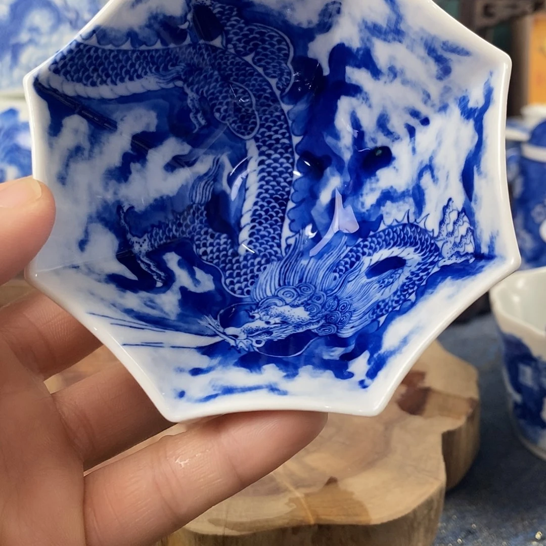 瓷片景德镇手绘青花茶器81