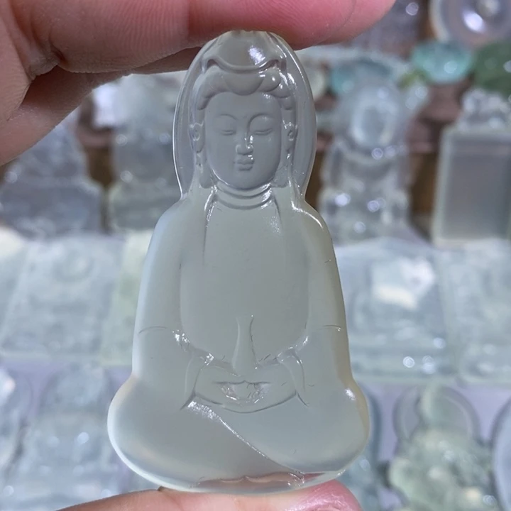 未镶嵌岫玉颈饰吊坠