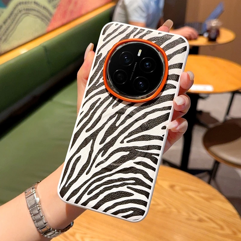 适用荣耀magic6手机壳新款magic7/6Pro磁吸条纹纯色防摔时尚简约