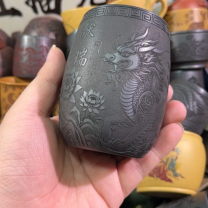 茶杯紫砂全手工紫砂主人杯