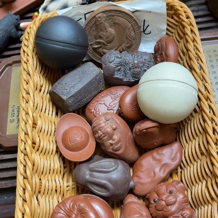 紫砂茶宠紫砂瑕疵