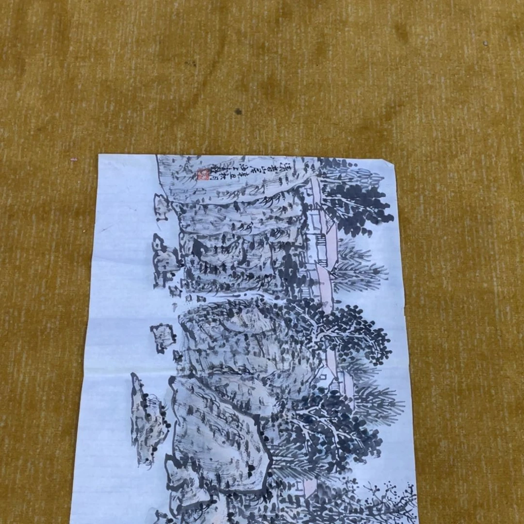 国画金老师作品55555四尺三开