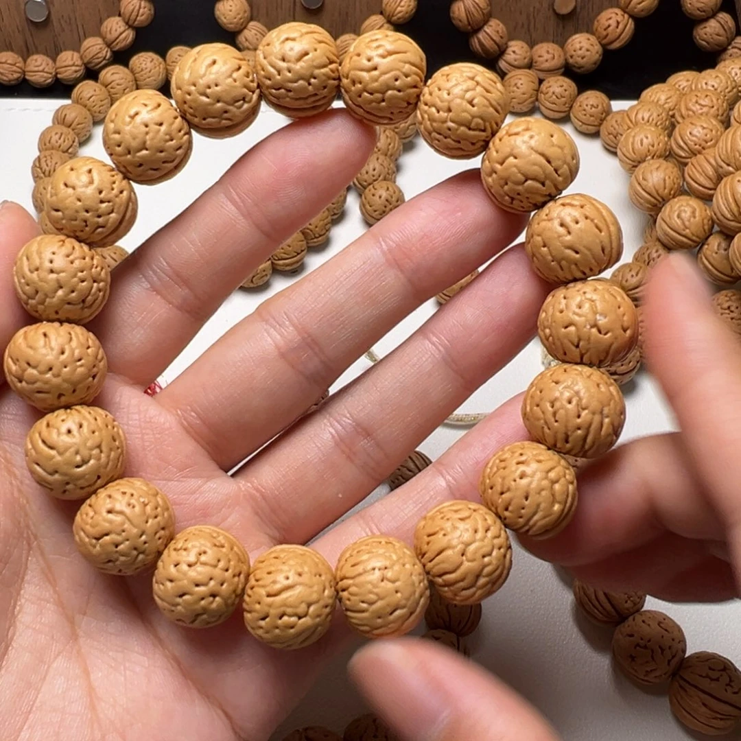 恶***士手串/手链核桃15金丹桃核手串全品