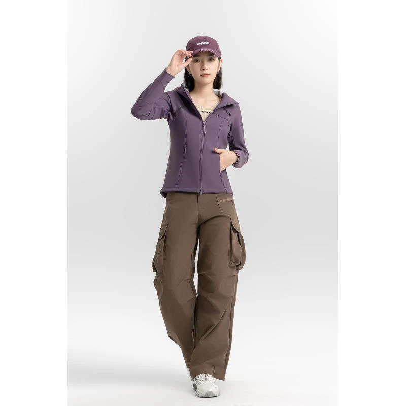 连帽修身轻暖壳休闲外套女休闲常规款风衣短外套606