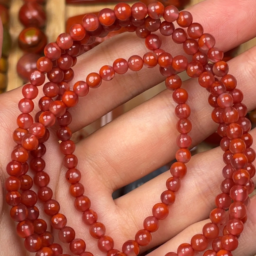 南红玛瑙未镶嵌珠子