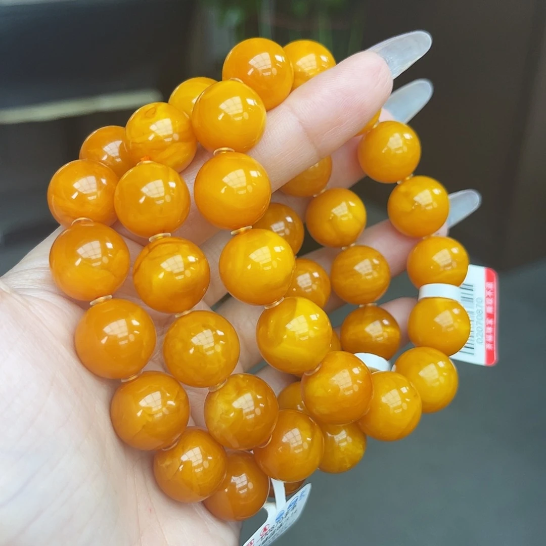 未镶嵌琥珀手链14m多样性发其一