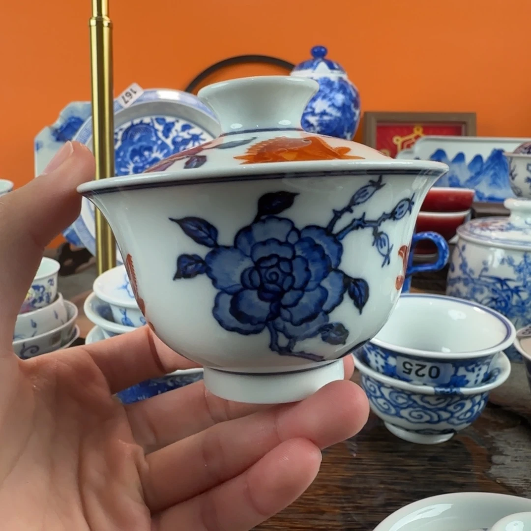 瓷片景德镇手绘青花瓷器168