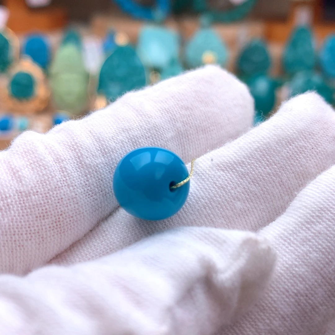 未镶嵌绿松石耳饰