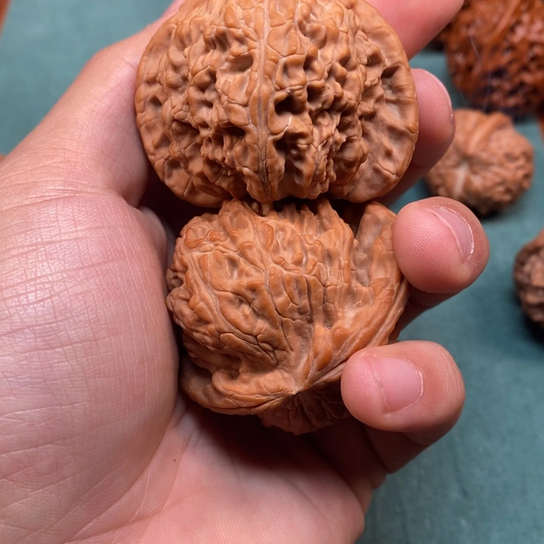 小***游吊坠文玩核桃白狮子