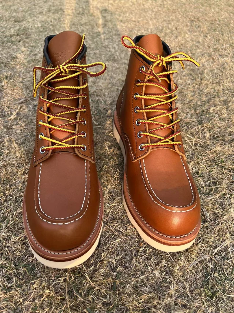 固特异真皮工装靴孤品微瑕断码过款专用链接 小瑕疵介意慎拍