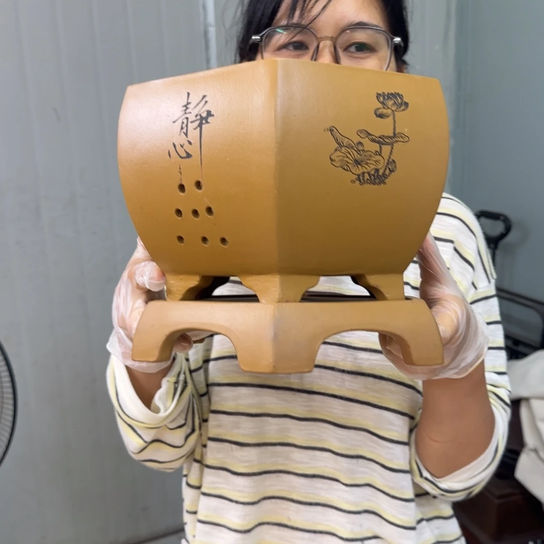 紫砂花盆紫砂口径25
