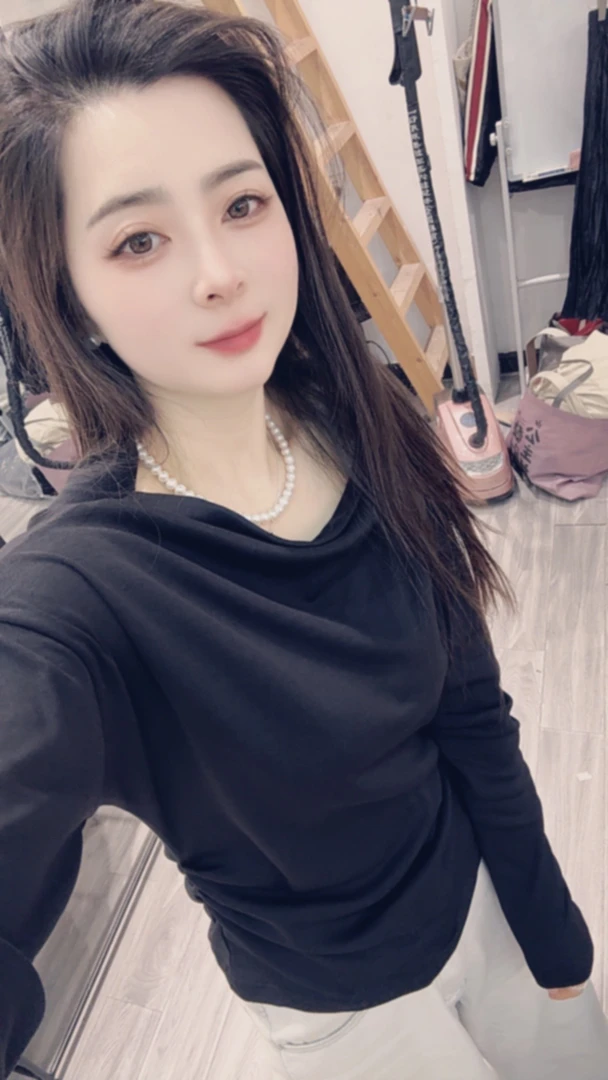 6005#戴戴休闲气质女神T恤