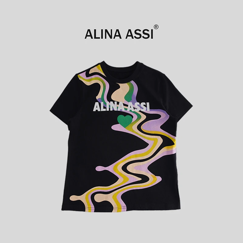 【糯米姐】2025春夏新款百搭时尚T恤简约显瘦短袖上衣YMF676