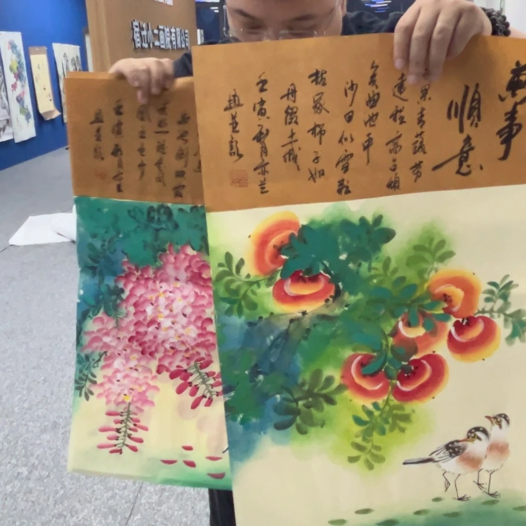 国画纯手绘字画国画作品