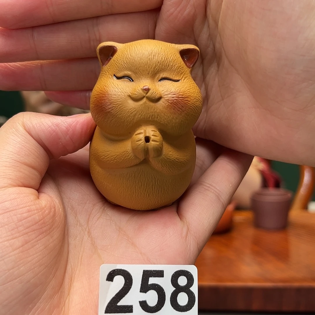 茶杯紫砂大雪紫砂茶宠258