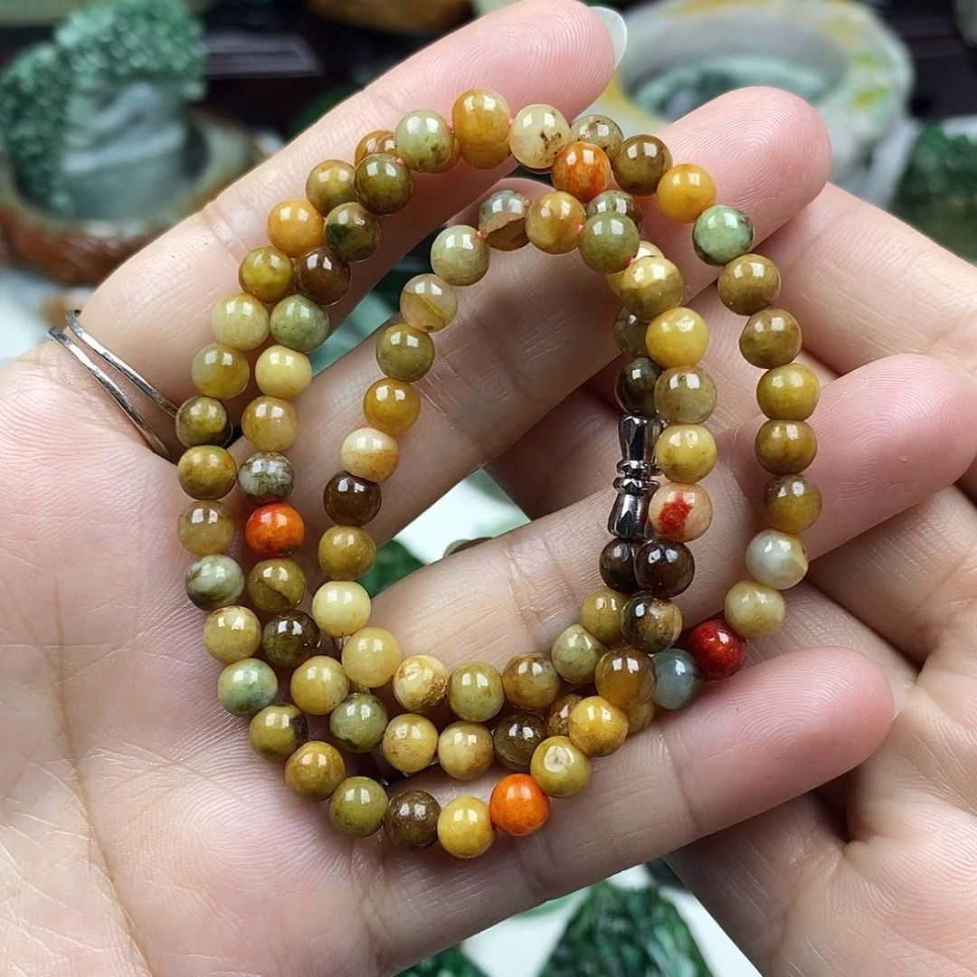 颈饰未镶嵌翡翠妈妈链