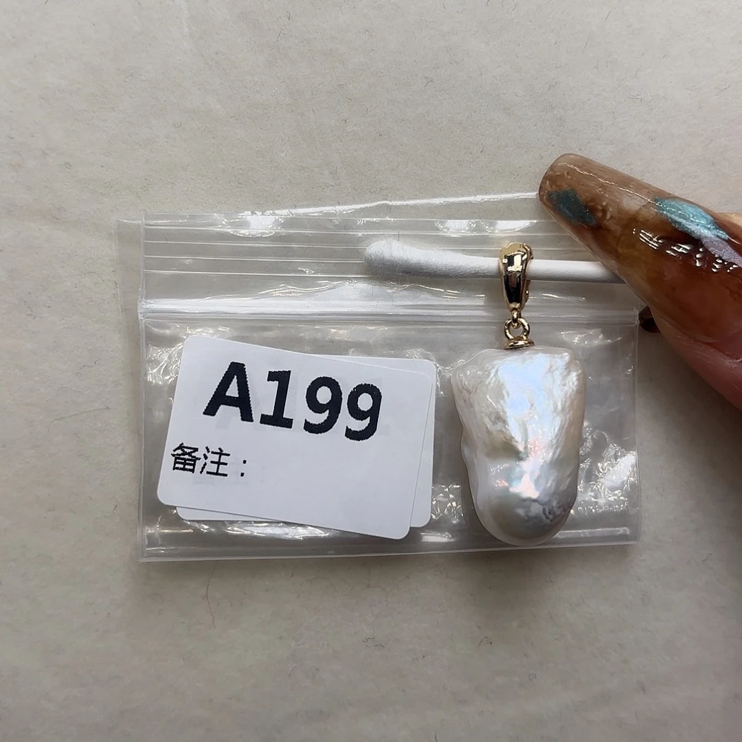 合金吊坠(不含链)淡水珍珠