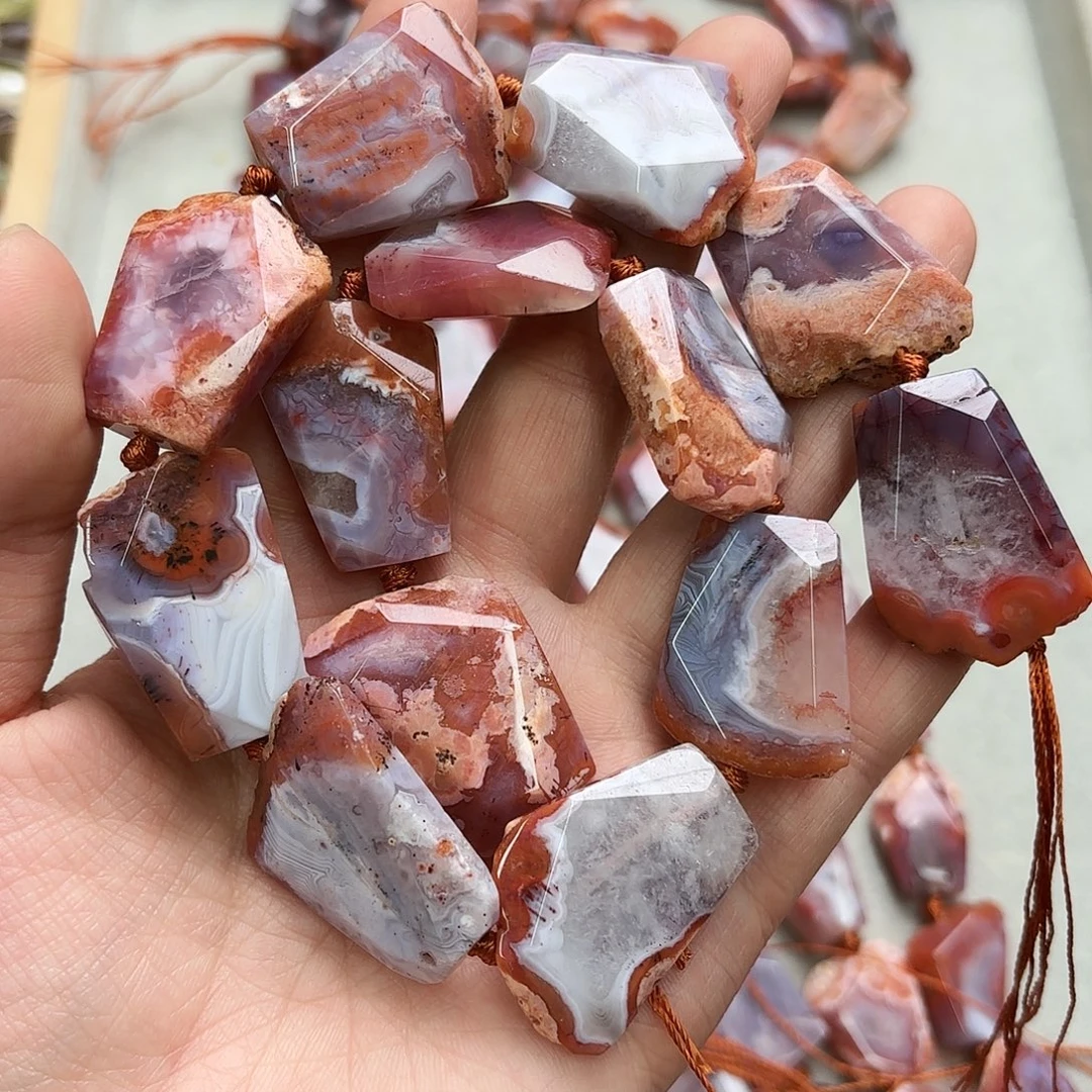 风***霖玛瑙/玉髓未镶嵌珠宝半成品南红玛瑙